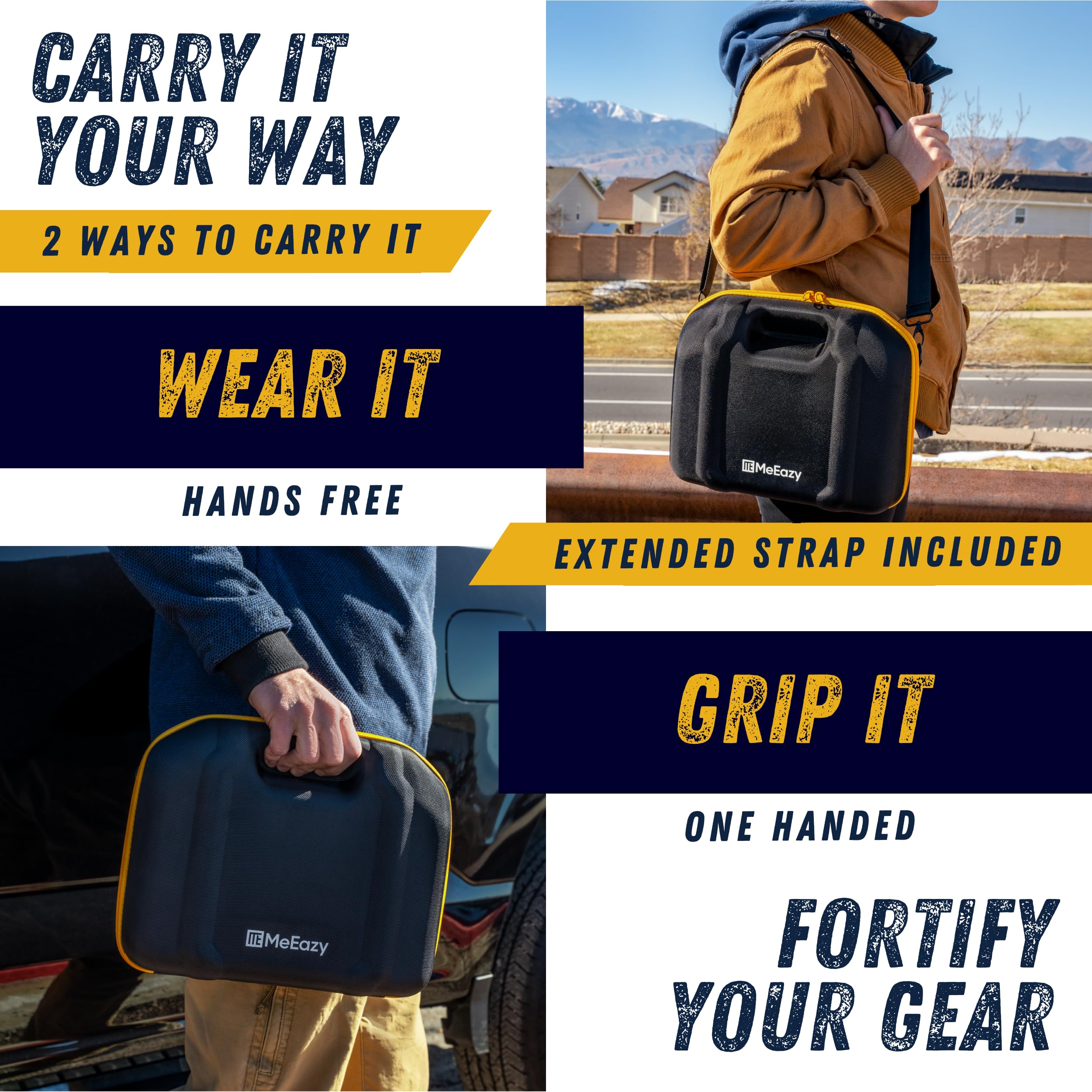 Designed for the Dewalt DCC020IB inflator as a secure storage solution