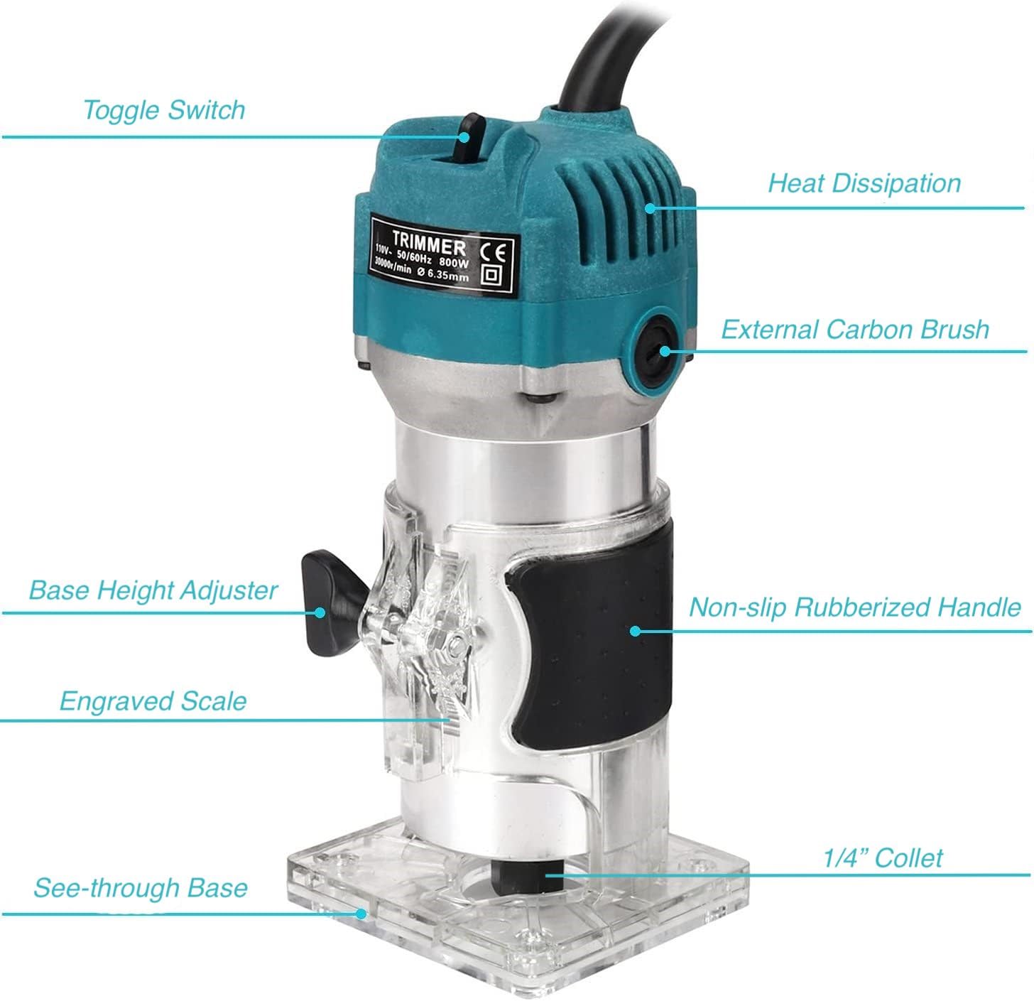 Mefape 15-piece router bit box for versatile shaping and edging tasks.