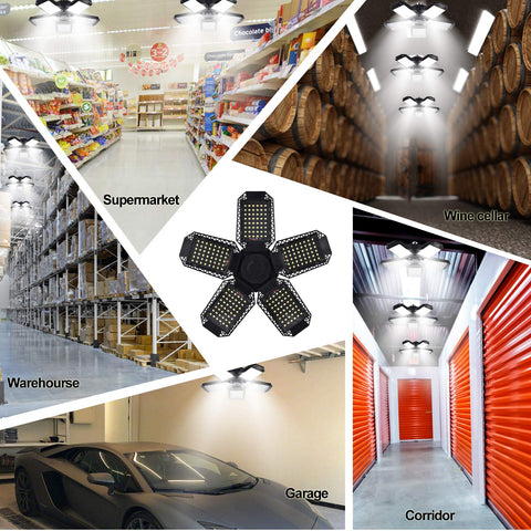 Mefflypee energy-saving LED shop lamp reduces power usage.