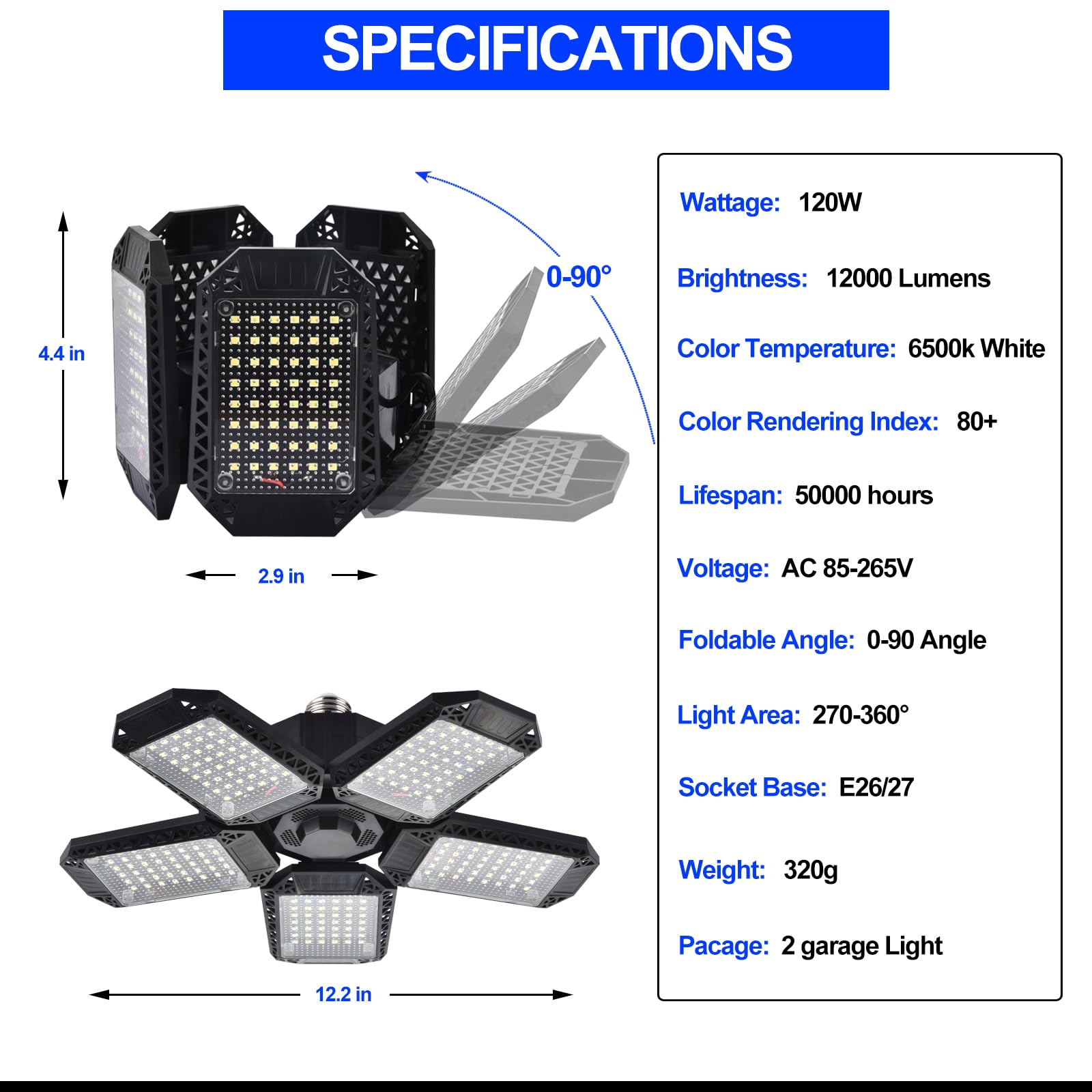 Mefflypee modern ceiling light adds clear, flicker-free brightness.