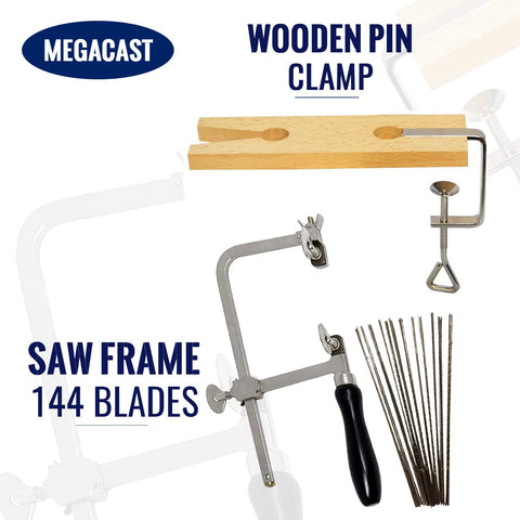 MegaCast 144-blade pack offering versatile options for different materials.