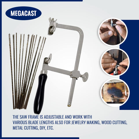 MegaCast adjustable blade-length from 3 to 14.4 cm for flexible setups