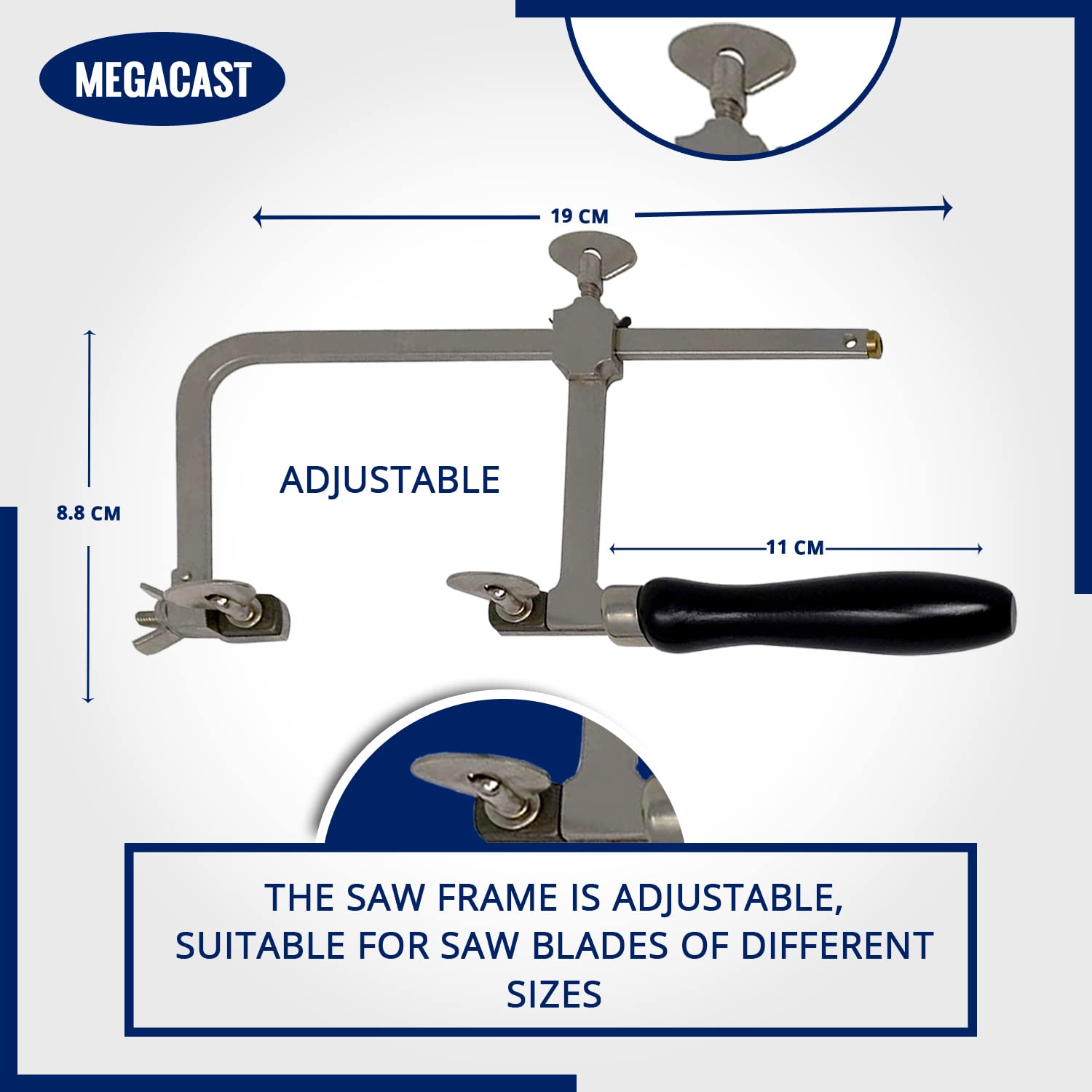 MegaCast frame for crafts and light woodworking with a sturdy build