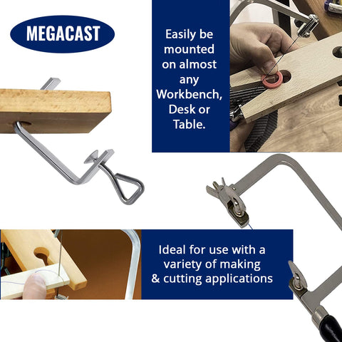 MegaCast ergonomic handle detail improves comfort during long use.