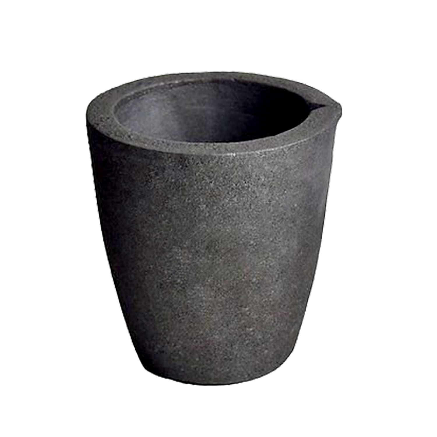 MegaCast foundry crucible 6kg close-up, emphasizing heat resistance for safe metal melting.