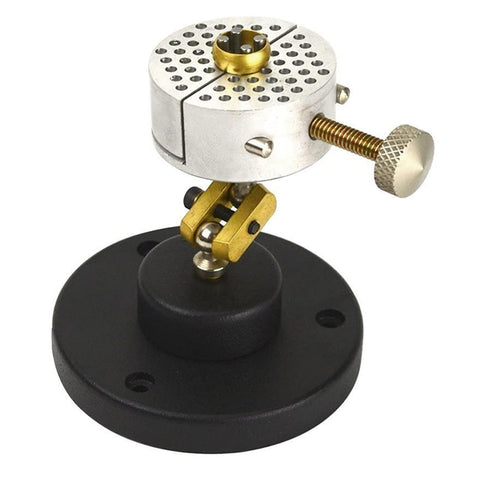 Megacast hand free work holder base for precise, hands-free jewelry setup.