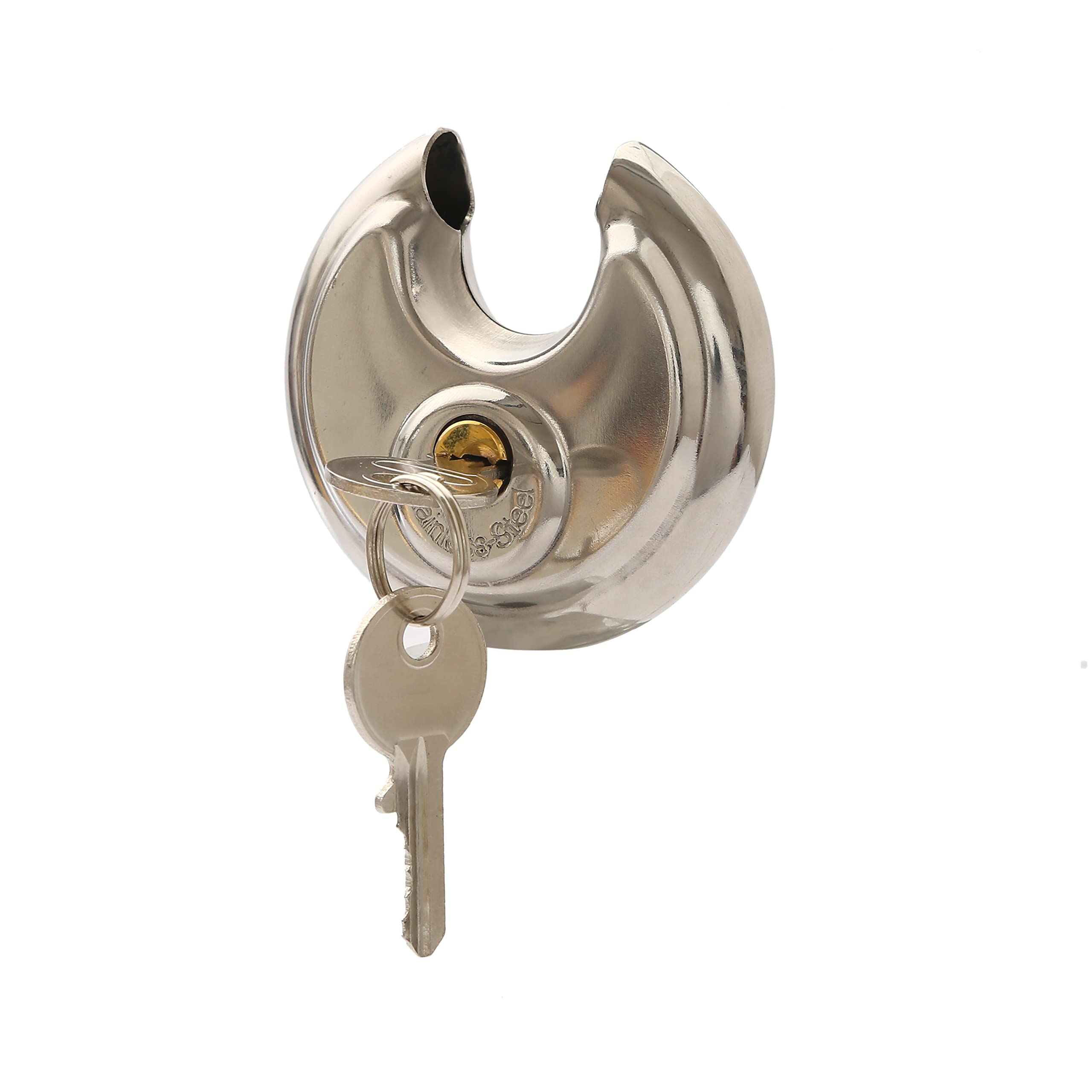 MegaDeal stainless steel padlock body resists corrosion for outdoor use