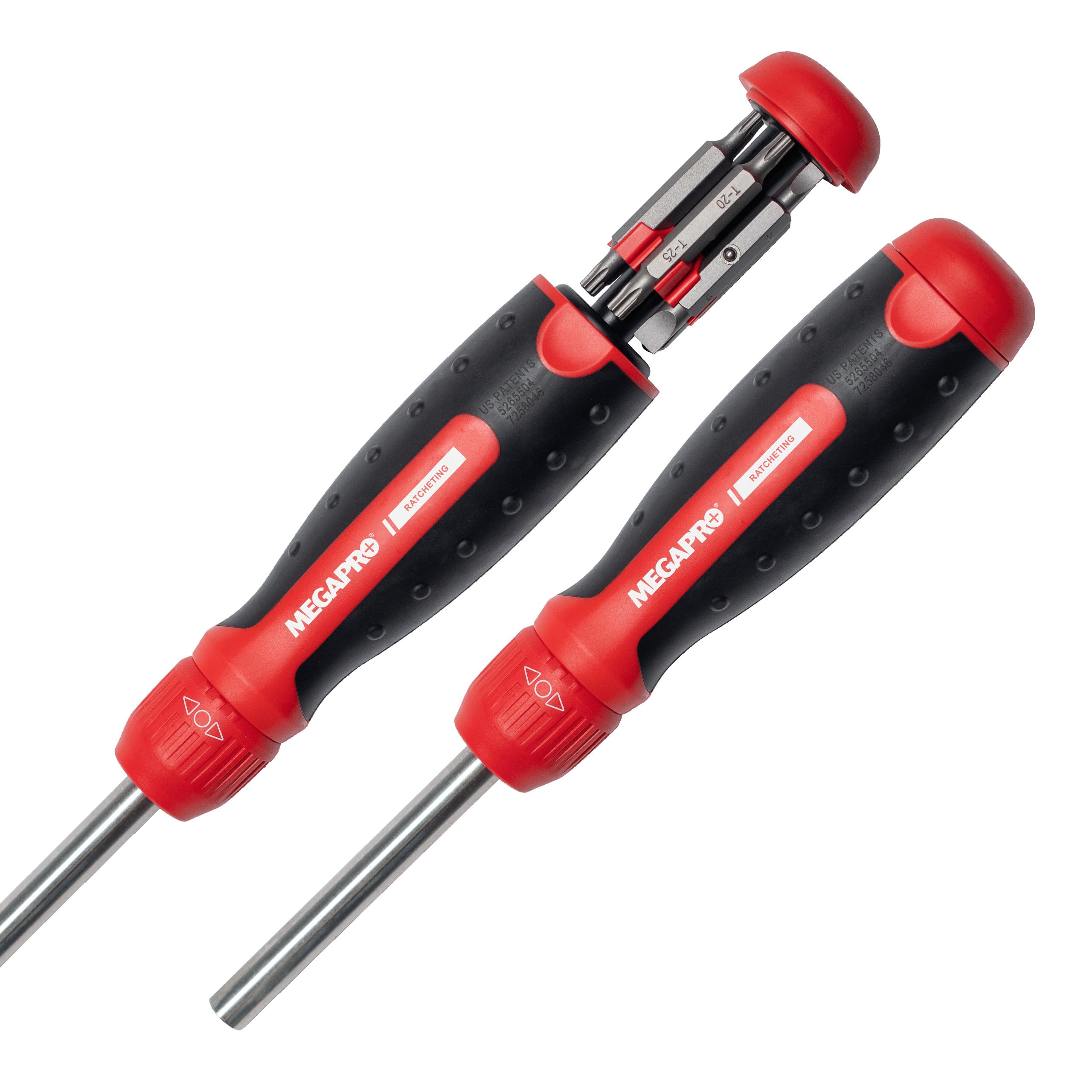 MEGAPRO Original screwdriver with ergonomic handle grip for comfortable use.