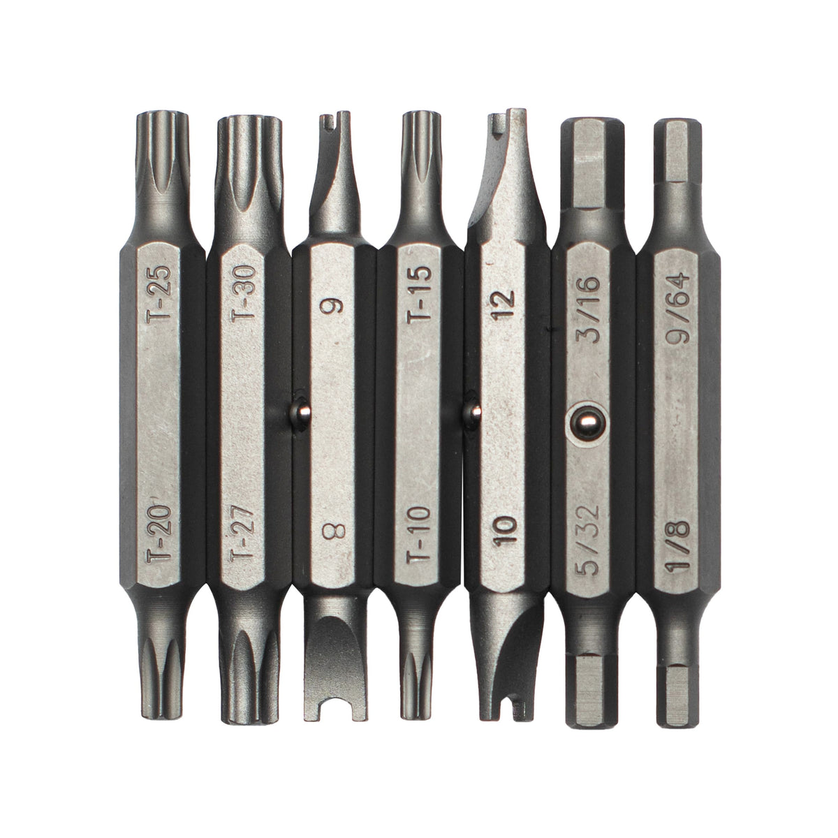 Megapro Replacement Bit Pack front view shows tamperproof design for quick bit changes.