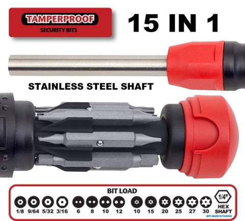 Megapro smooth retractable bit storage keeps bits organized during use