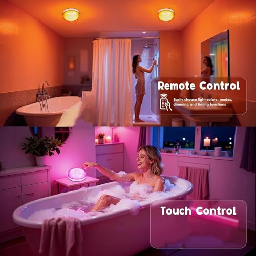 Megastar 400-lumen brightness illuminates the entire shower area