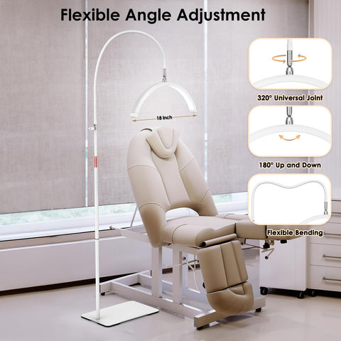 MEIAOELEC lash lamp head rotates for versatile angles during procedures.