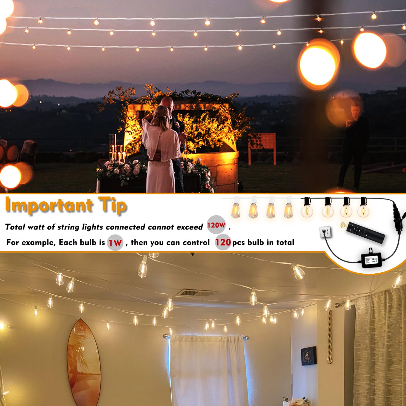 Meidaoduo plug‑in dimmer for indoor and outdoor lighting setups