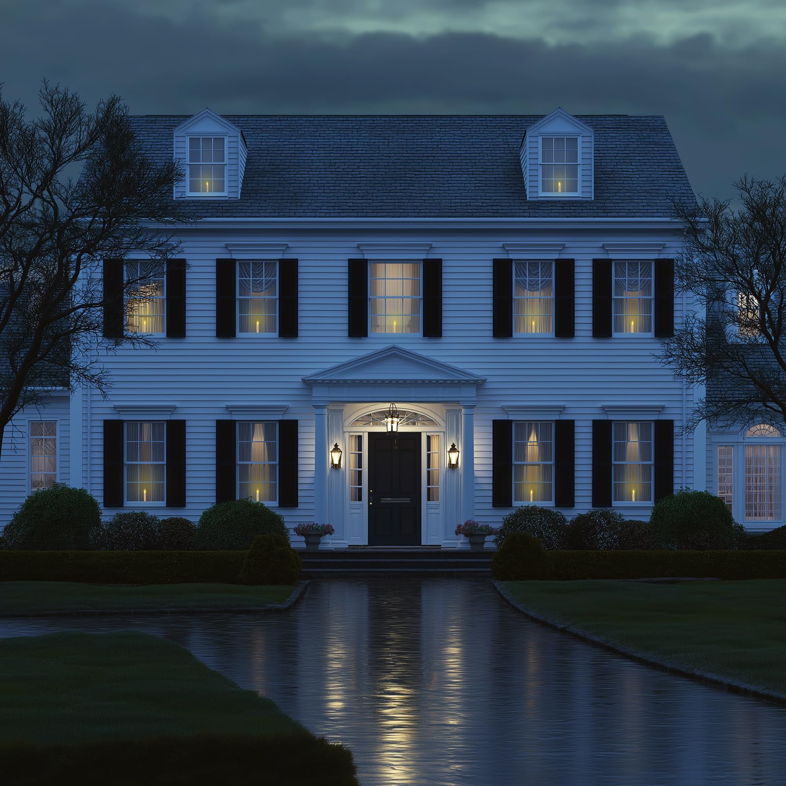 Meigic Christmas window light LED adds festive brightness to scenes