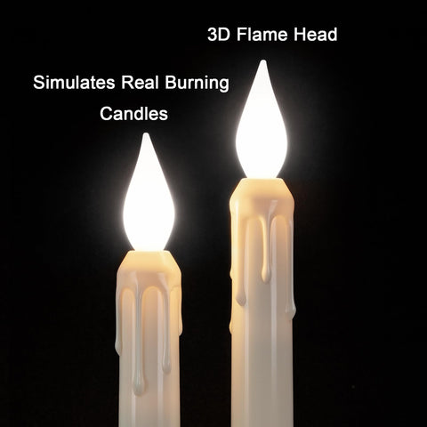 Meigic cordless flameless decor candle ideal for windows