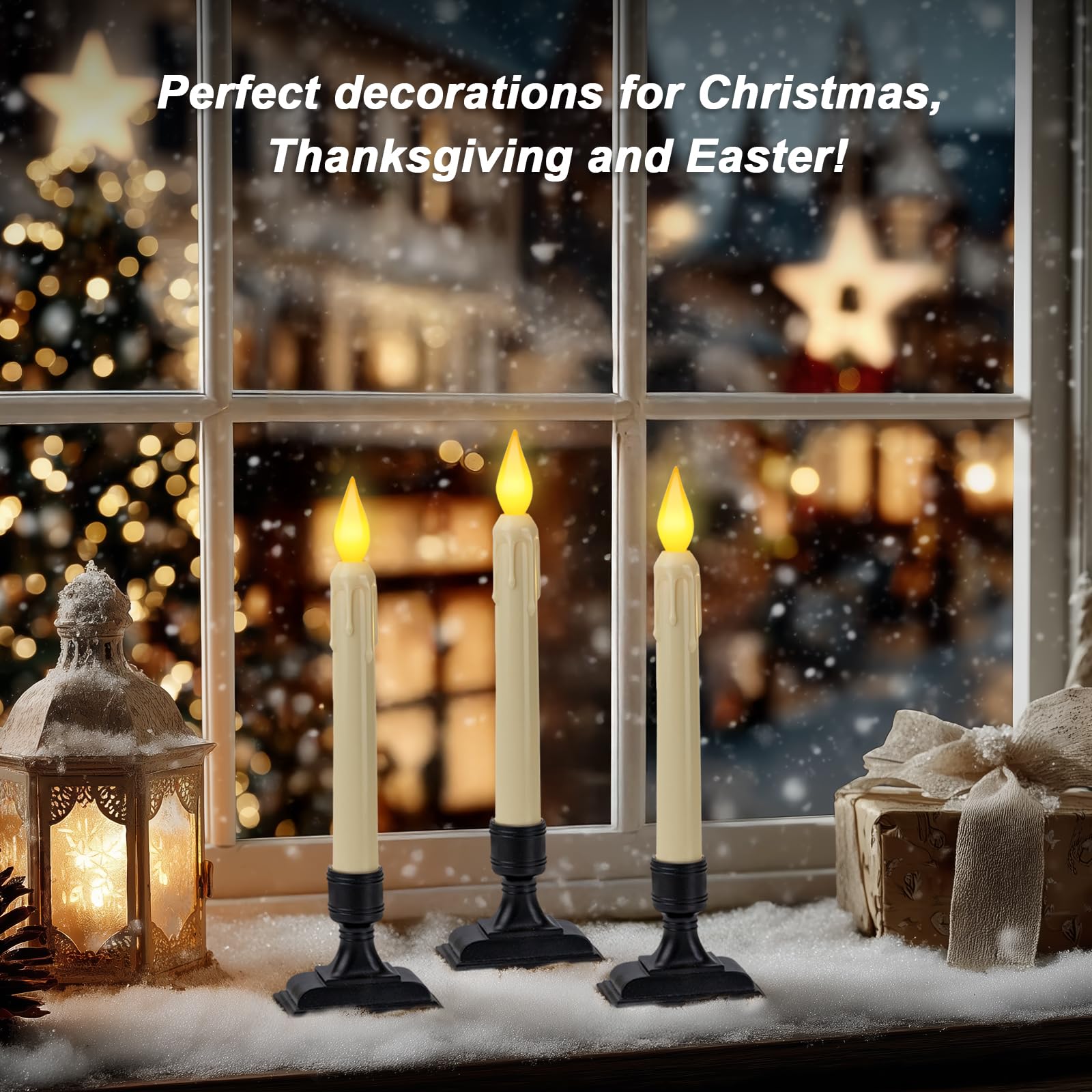 Meigic cordless LED candle operates without cables for flexible placement