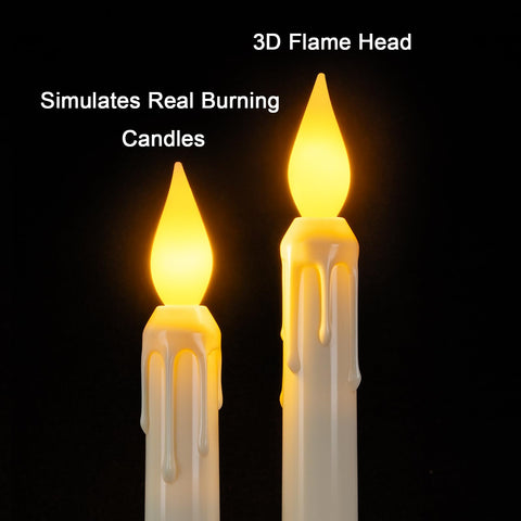 Meigic flameless window decor candle pack for seasonal decoration