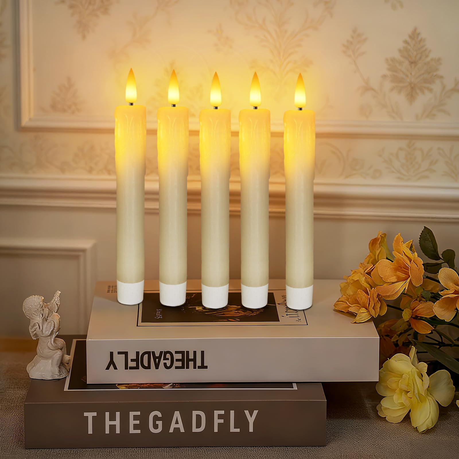 Meigic decor-ready candles suitable for weddings and holiday celebrations.