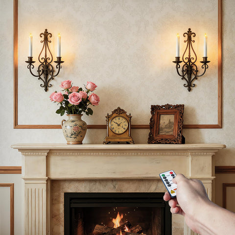 Meigic 7-inch candles suit windowsills, tables, and mantels.