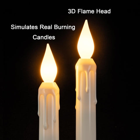 Meigic warm white light creates cozy nighttime glow.