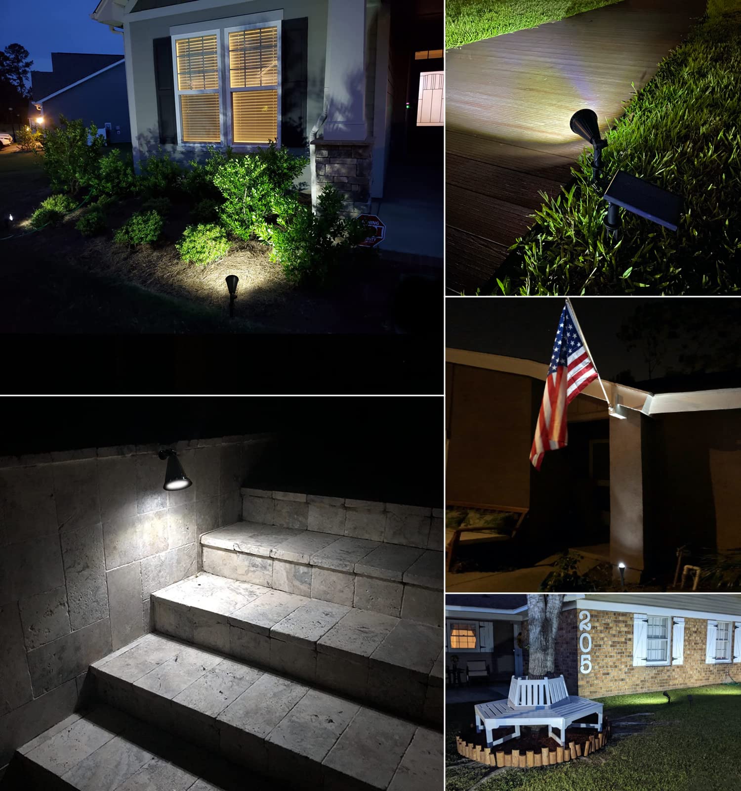 MEIHONG 21-LED solar light delivers bright illumination up to 65 feet.