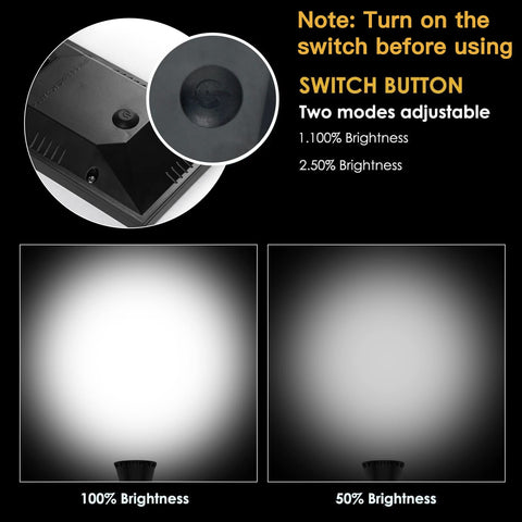MEIHONG dusk-to-dawn solar light auto-activates at dusk.