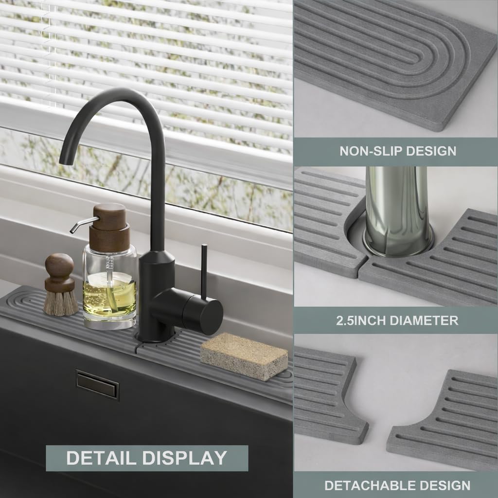 Meiliweser non-slip stone tray provides stable support for daily kitchen tasks.