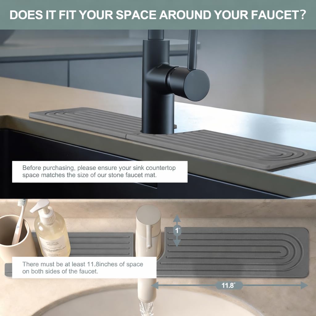 Meiliweser upgraded u-shape drying tray minimizes drips and countertop clutter.