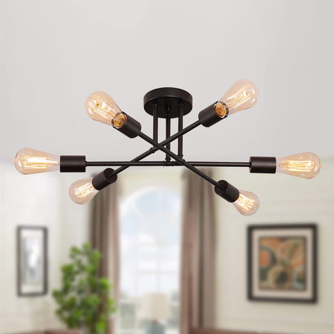 MEIXISUE black branches spread creates dramatic lighting for dining or living areas.