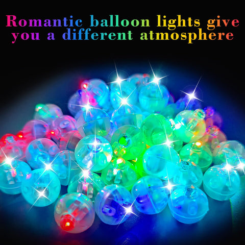 Meiyimaoyi colorful LED balloon lights create vibrant centerpiece ambiance.