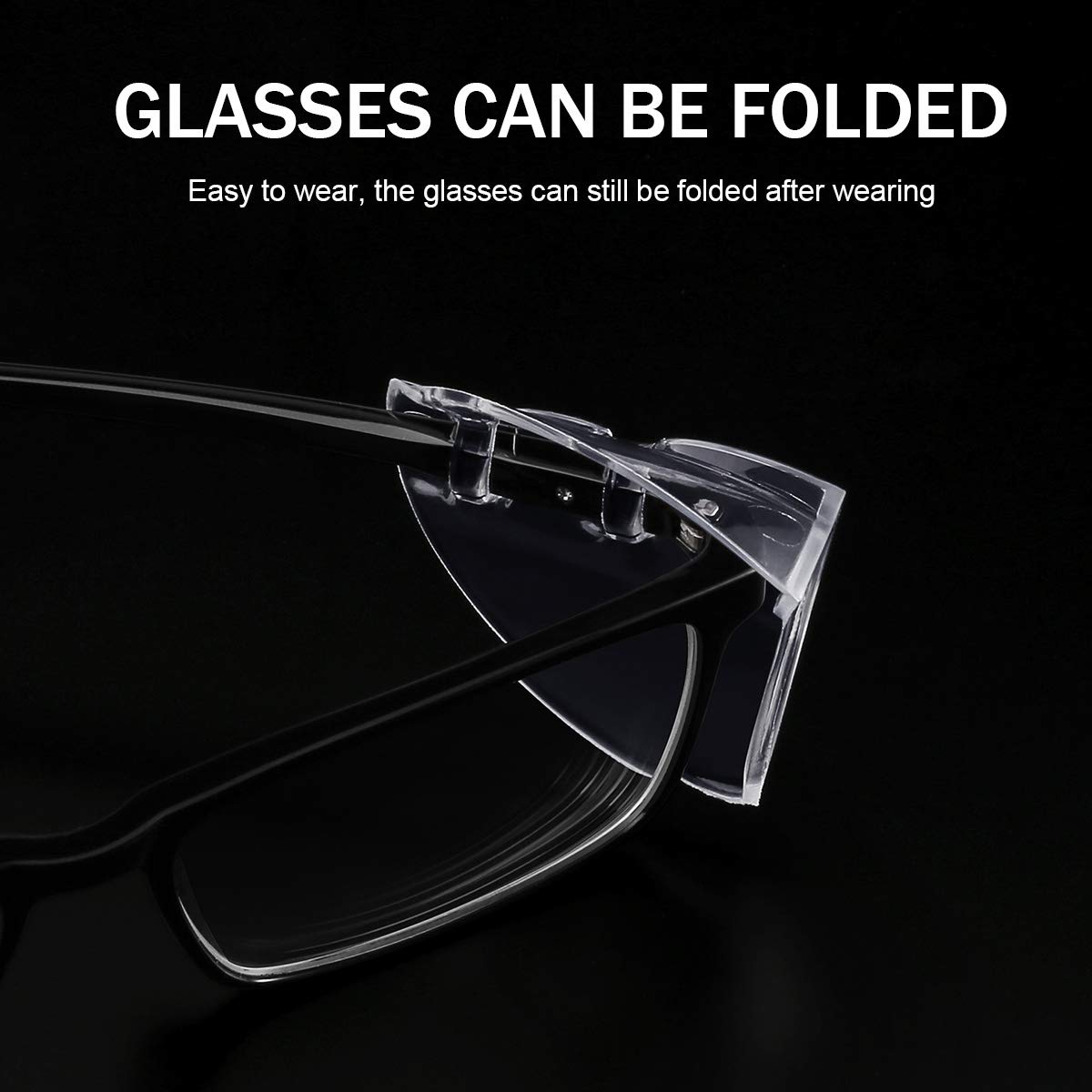 Melasa fits S to L eyeglasses for versatile compatibility.