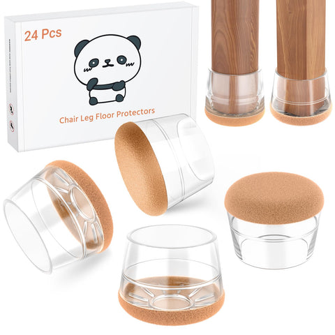 Meldel silicone chair leg protectors medium fit on round legs protect hardwood floors