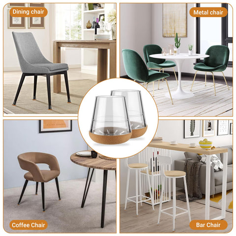 Meldel extra small dining chair protector fits small round legs