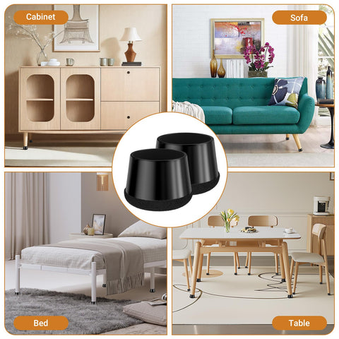 Meldel pads suit hardwood, tile, vinyl, marble, and more