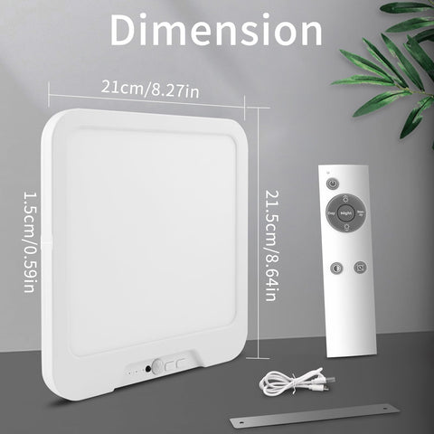 Meliya magnetic mounting enables easy ceiling installation.