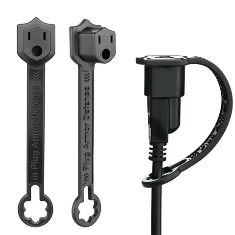 Mellbree waterproof plug cover seals 120V connections against rain and snow.