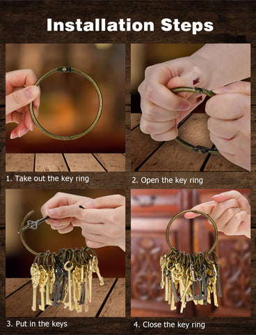 Mellbree keys demonstrating brass and zinc durability for DIY repairs