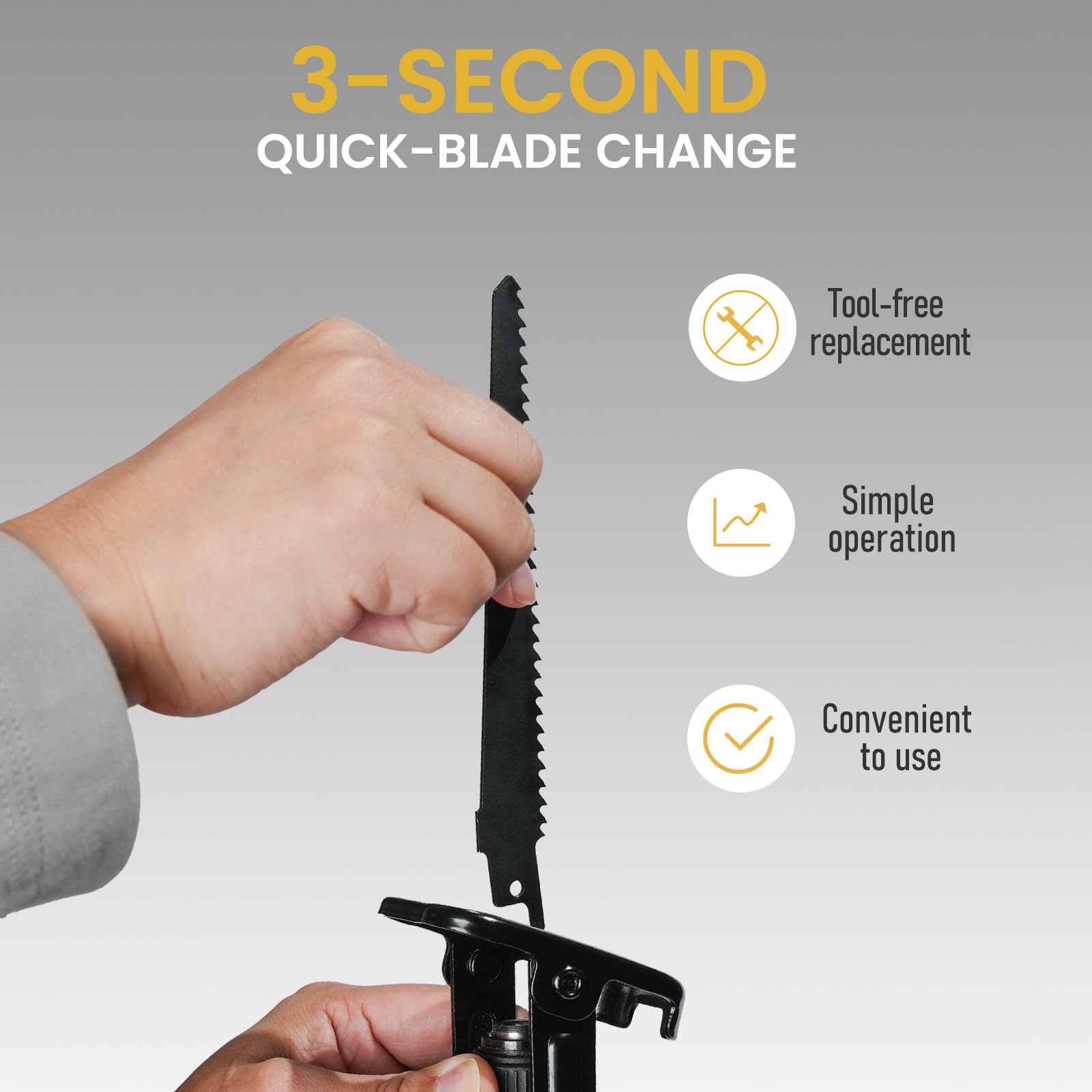 Mellif ergonomic grip and light weight reduce fatigue
