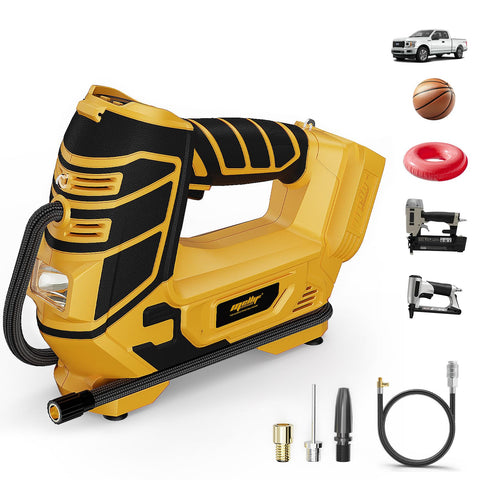 Mellif portable tire inflator dual-mode for on-the-go inflation.
