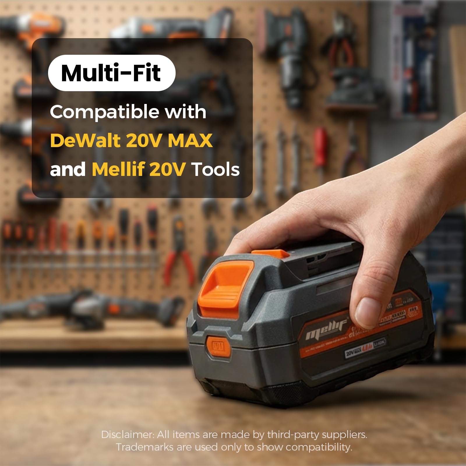 Rugged, shock-resistant design built to handle jobsite drops.