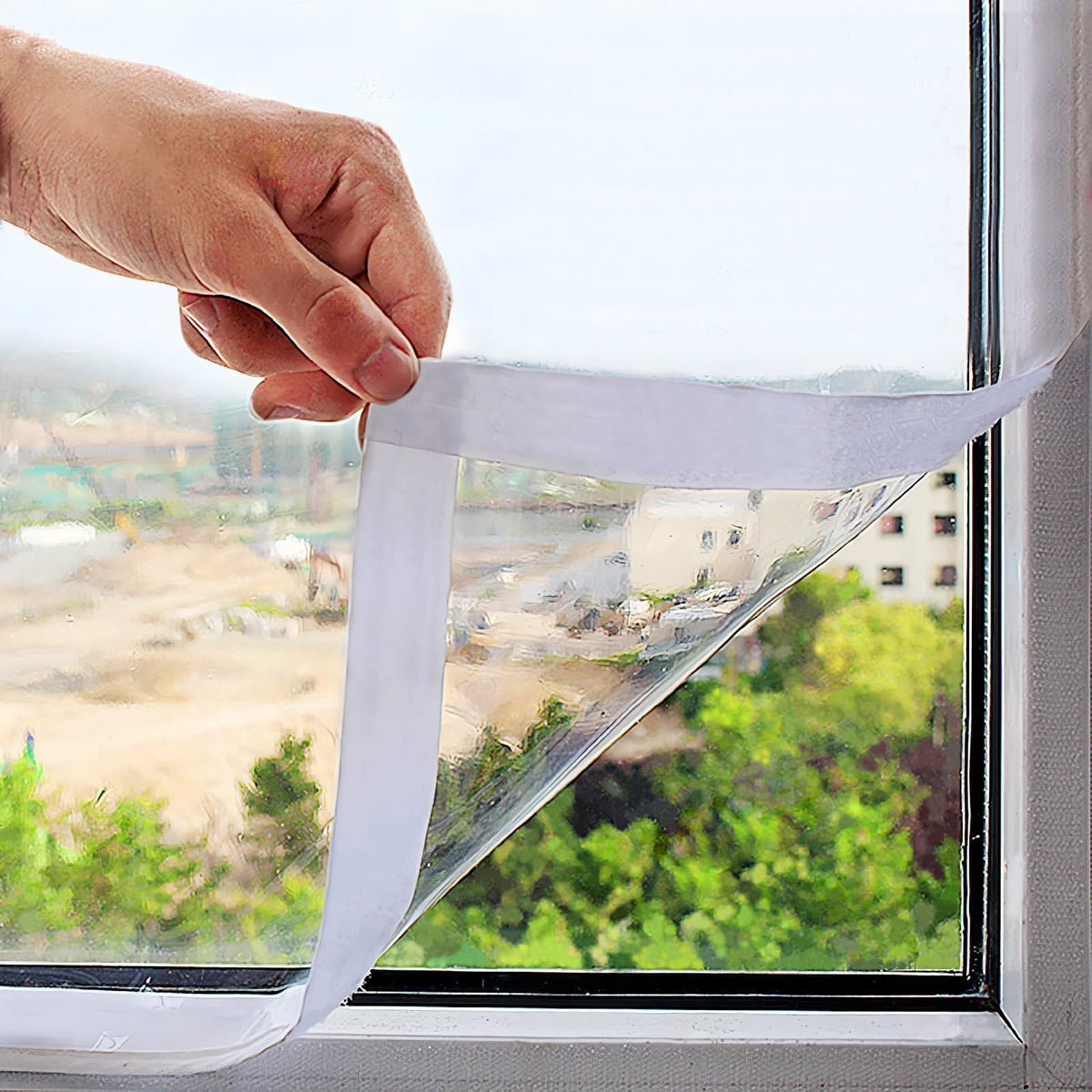 Mellroom adjustable window insulation kit contents for quick setup and ventilation.
