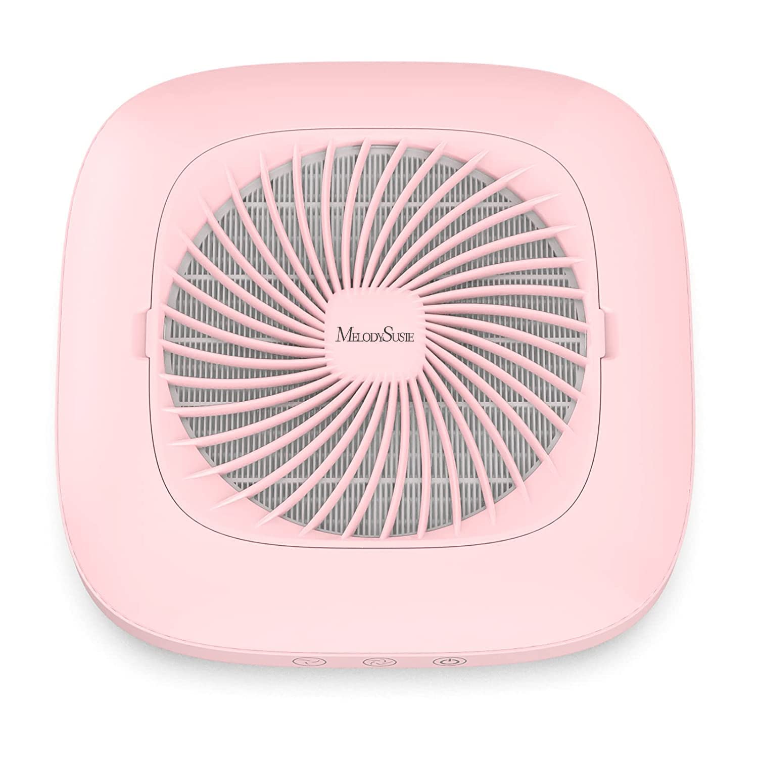 MelodySusie nail dust collector front view highlighting strong suction for cleaner workspaces