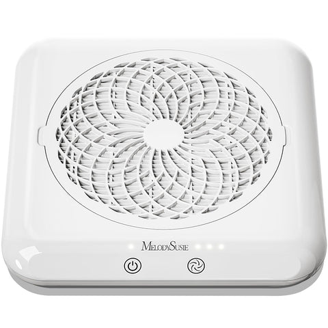 MelodySusie nail dust collector front view with 360-degree capture for clean air