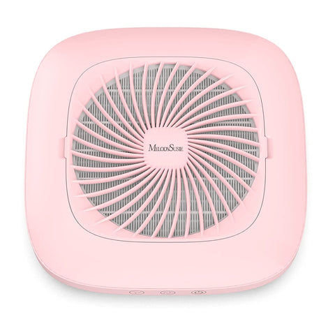 MelodySusie nail dust collector front view highlighting strong suction for cleaner workspaces