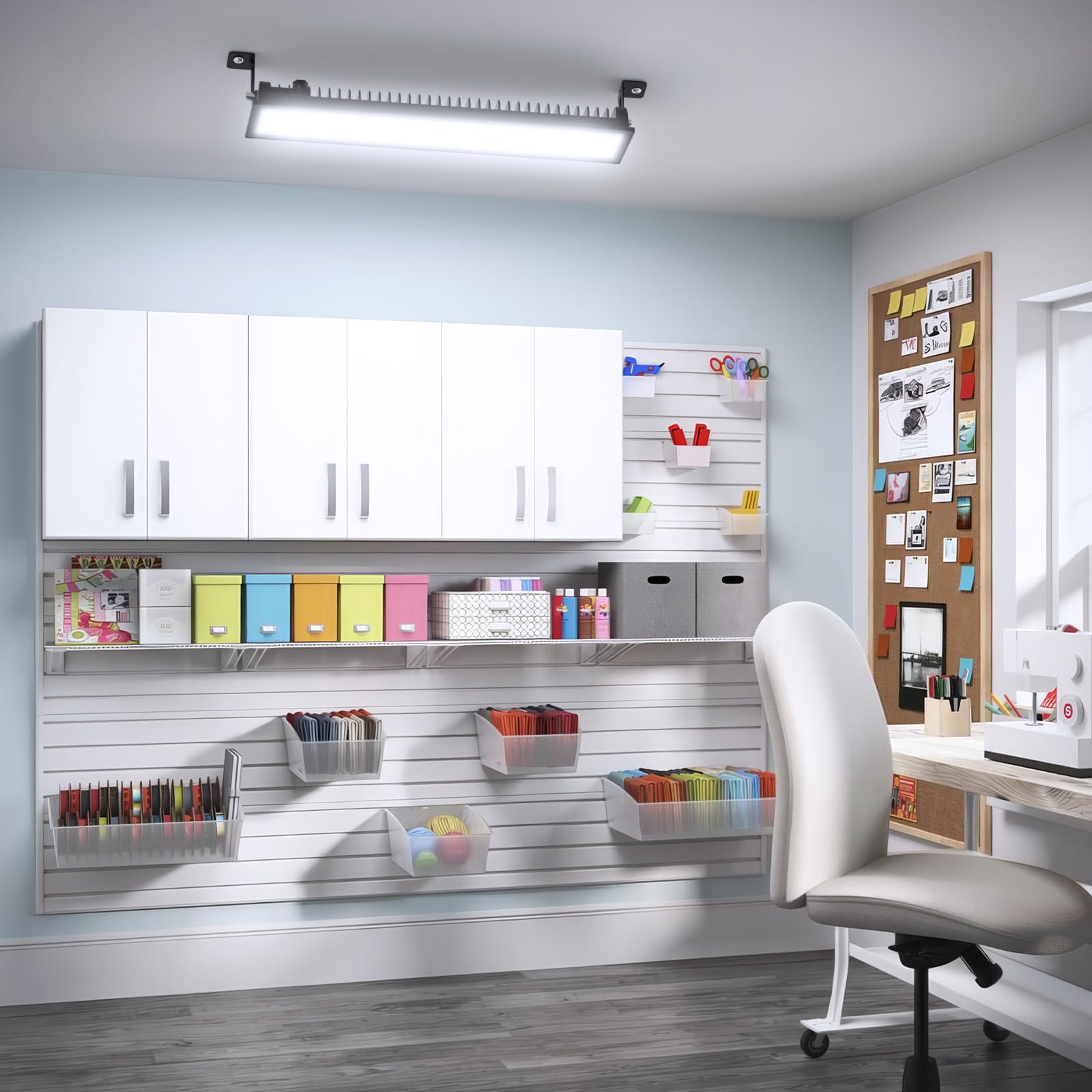 Meloght 120° beam angle covers wide work areas for efficient lighting.