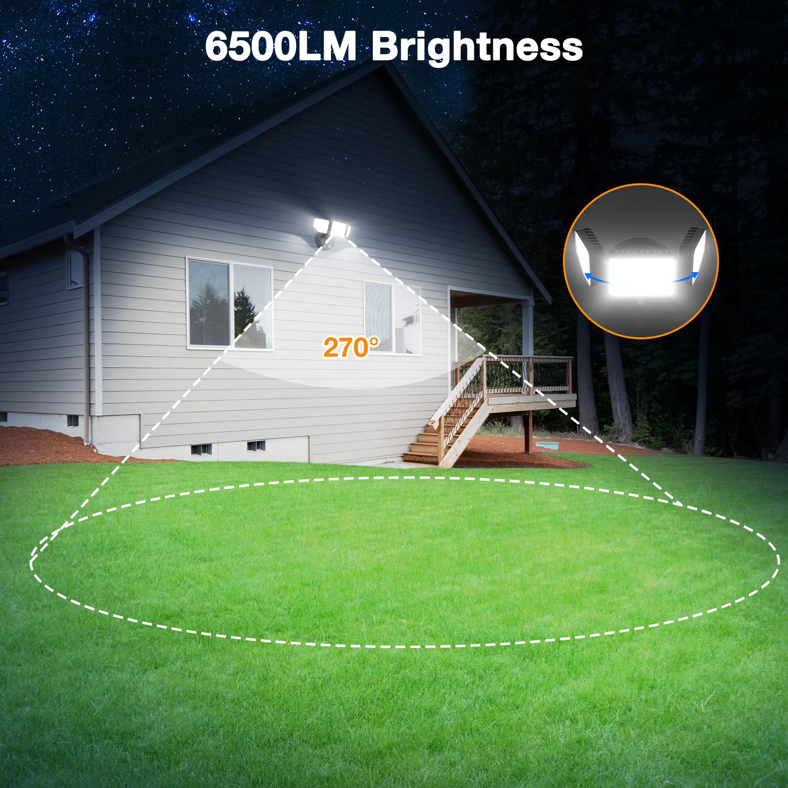 Meloght photocell dusk-to-dawn sensor automates night lighting for safety and convenience.
