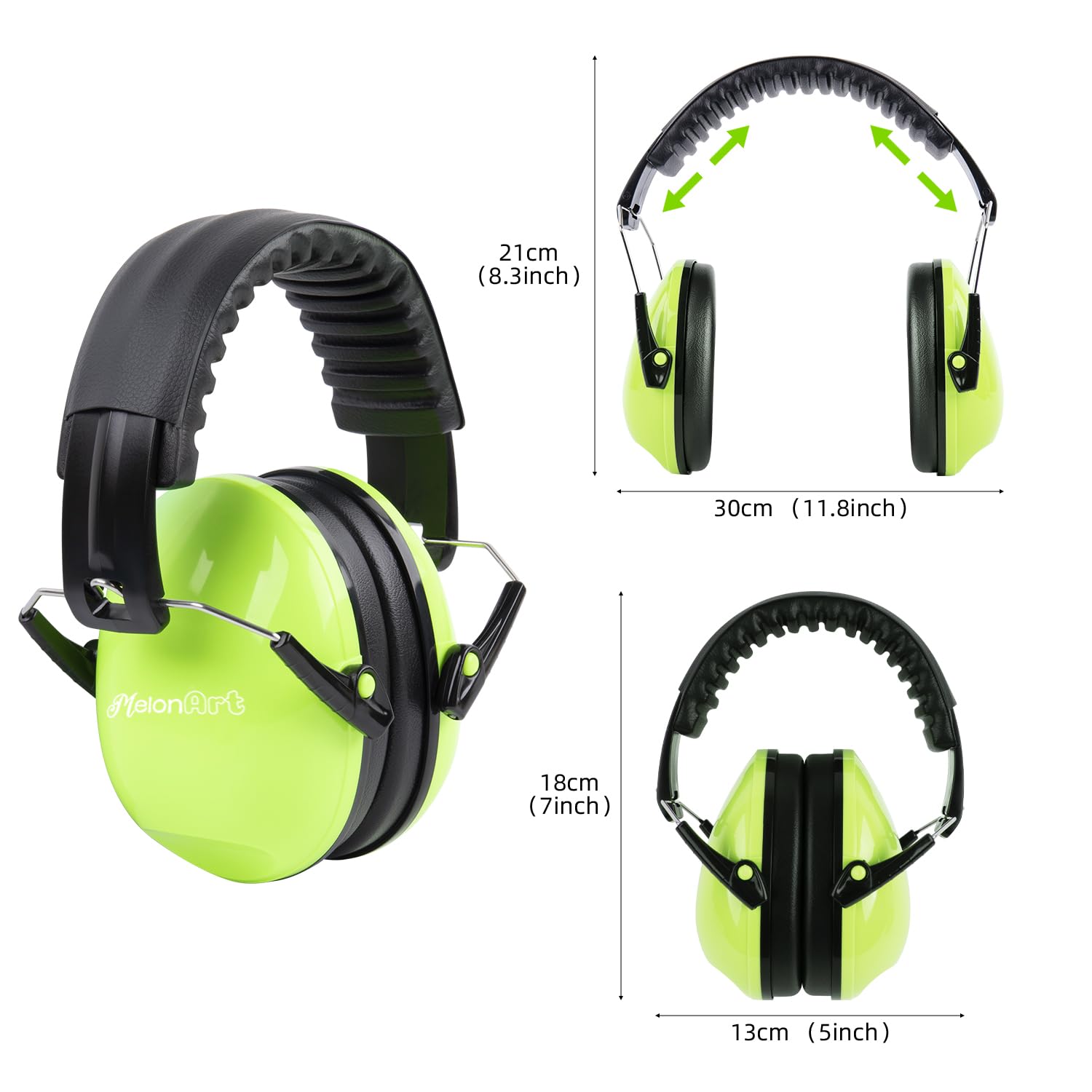 Memory foam cushions in MelonArt earmuffs offer gentle, breathable comfort.