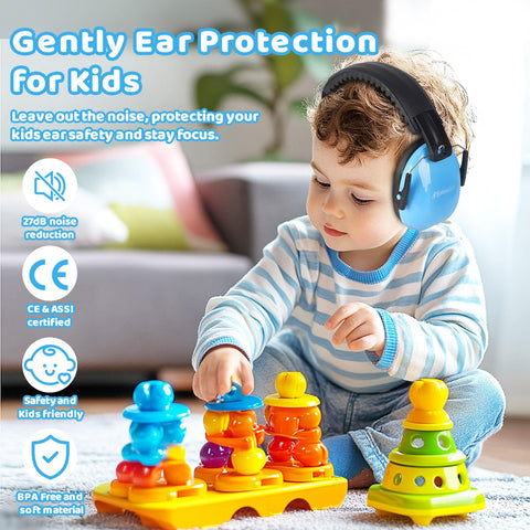 MelonArt Kids Noise Cancelling Headphones pink foldable for on-the-go use.