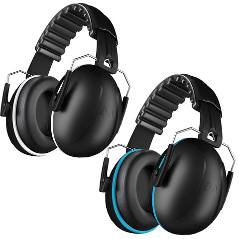 MelonArt earmuffs front view reduce ambient noise for shooting and mowing