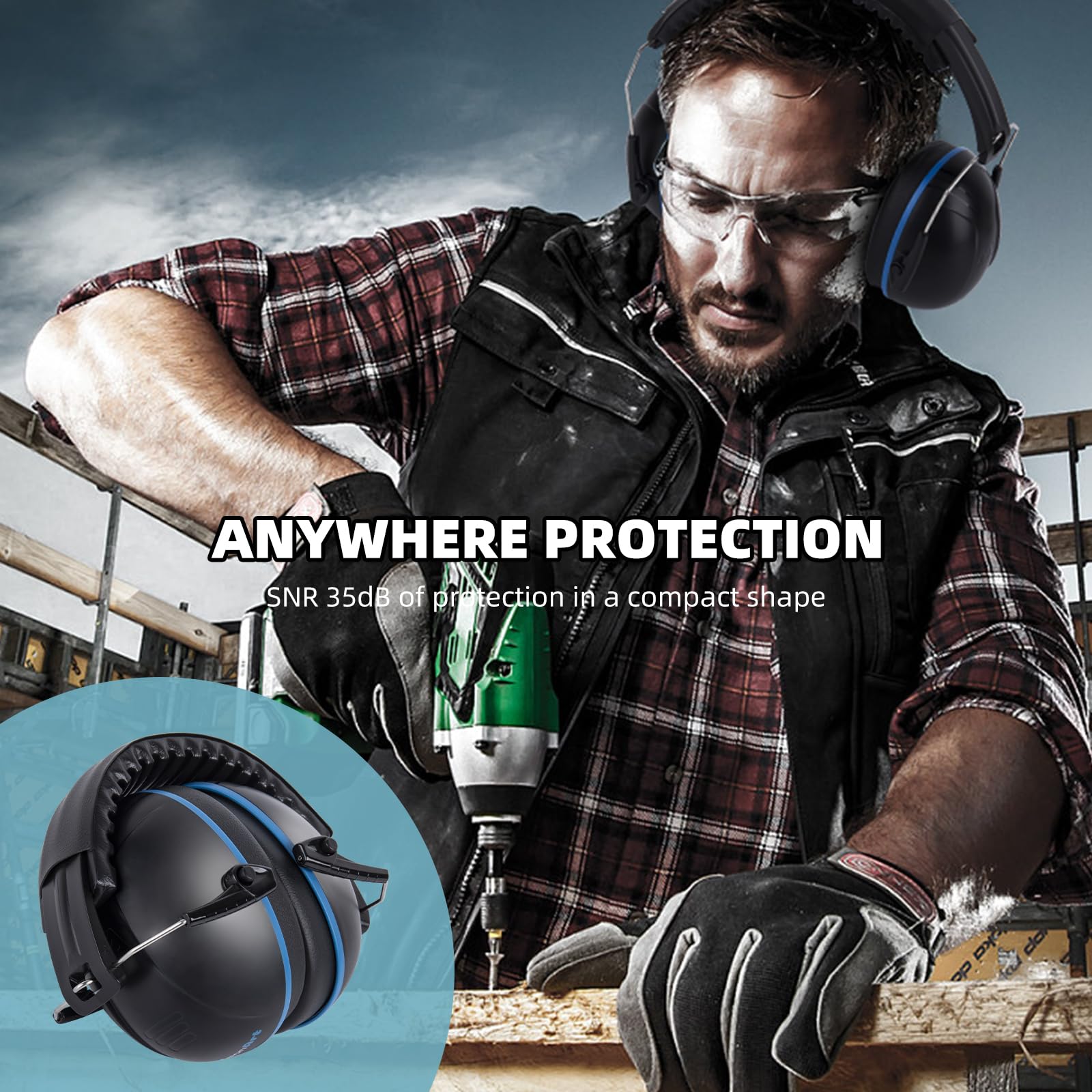 MelonArt earmuffs in bag demonstrate portable protection on the go